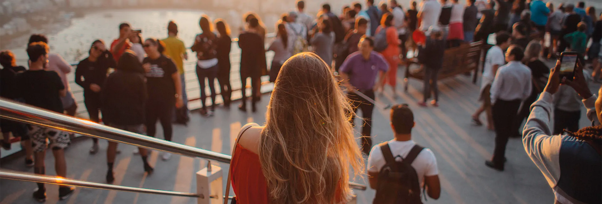 woman-walking-down-stairs-outside