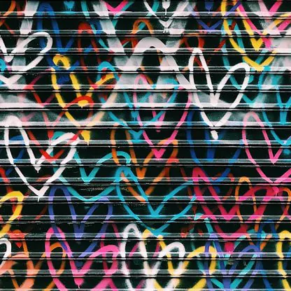 street-art-colorful-hearts